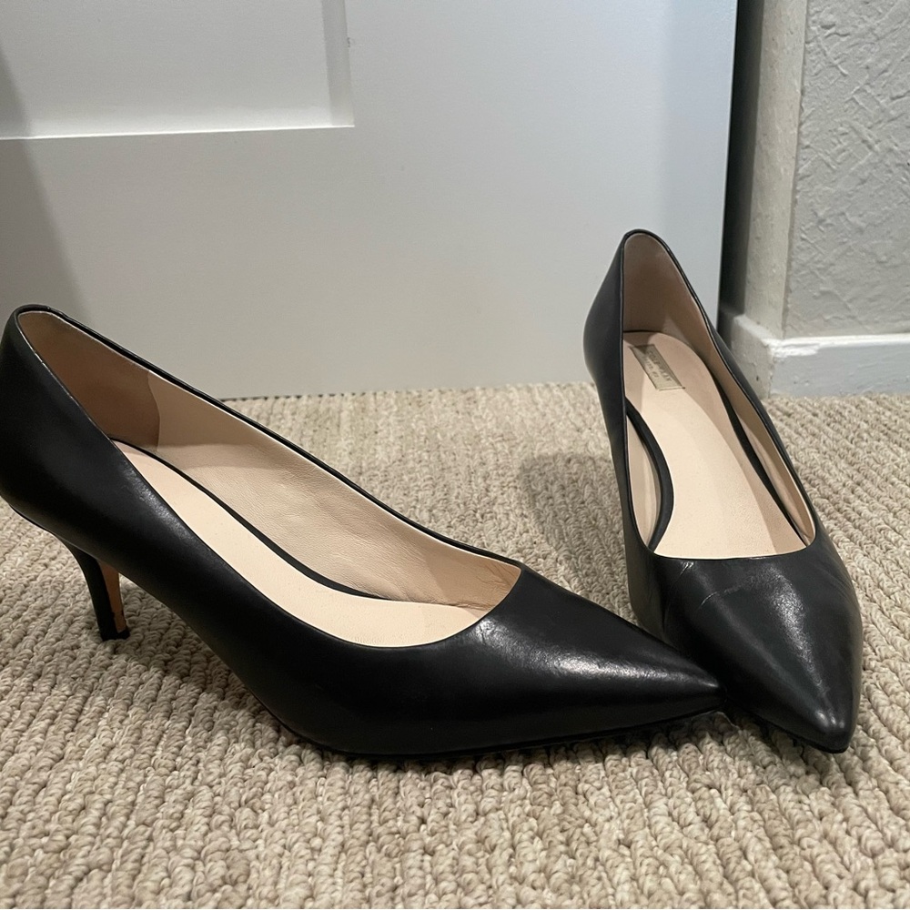 Cole Haan Black Leather Heels